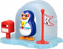 Интерактивная игрушка - Пингвин в домике, синий (Silverlit, 88343-2) - миниатюра